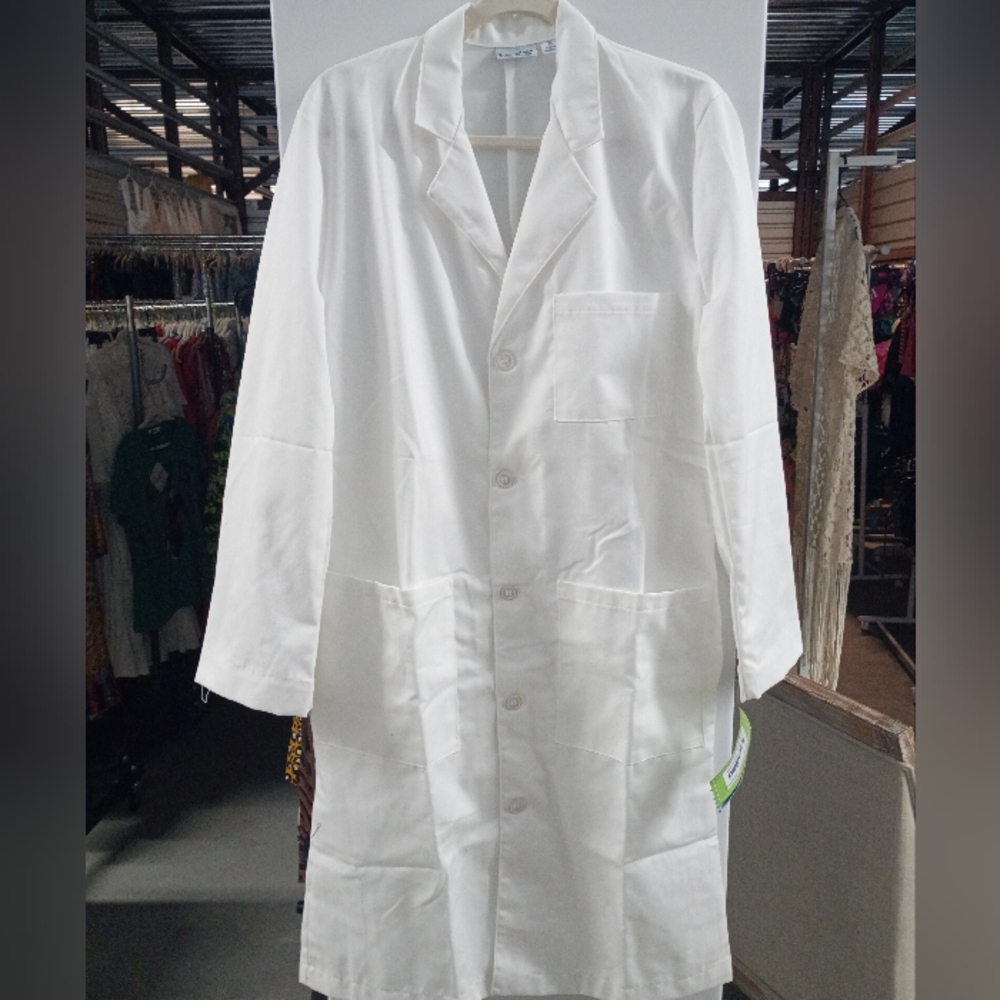 Landau White Button-Up Coat - Picture 5 of 6